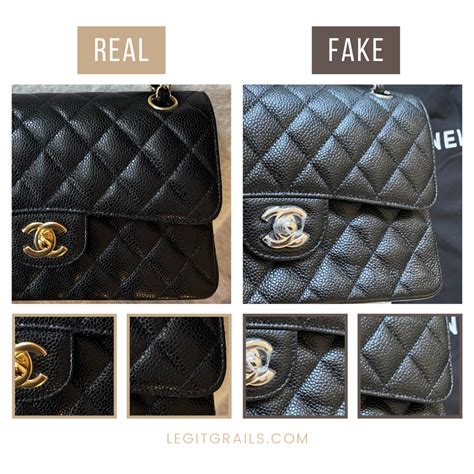 chanel caviar double flap bag fake|14 Ways to Spot a Fake Chanel Bag .